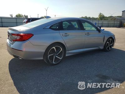 Trzecie zdjęcie samochodu z tyłu: 2019 HONDA ACCORD SPORT VIN:1HGCV1F37KA092843 - miniatura