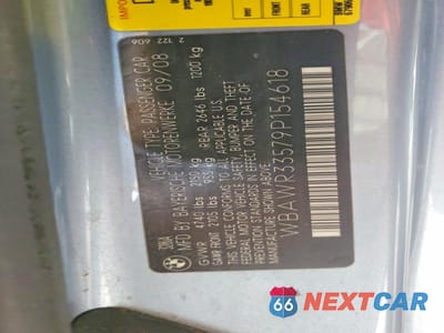 Zdjęcie 12 z 12 samochodu: 2009 BMW 328 I SULEV VIN:WBAWR33579P154618 - miniatura