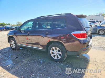 Drugie zdjęcie samochodu z przodu: 2013 TOYOTA HIGHLANDER PLUS VIN:5TDBK3EH4DS268474 - miniatura