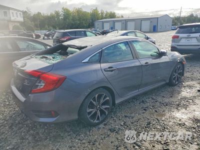 Trzecie zdjęcie samochodu z tyłu: 2021 HONDA CIVIC SPORT VIN:2HGFC2F80MH529400 - miniatura