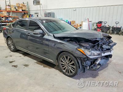 Czwarte zdjęcie samochodu z boku: 2017 GENESIS G80 ULTIMATE VIN:KMHGN4JFXHU211085 - miniatura