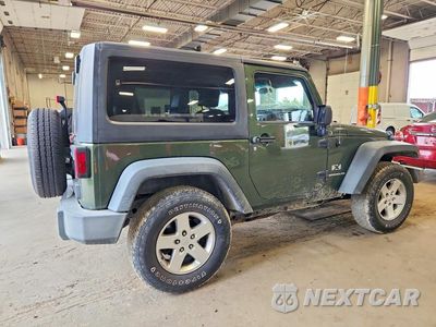 Trzecie zdjęcie samochodu z tyłu: 2008 JEEP WRANGLER X VIN:1J4FA24168L609345 - miniatura