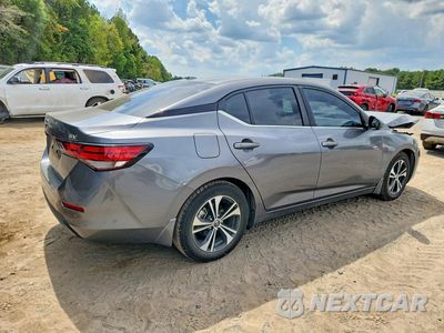 Trzecie zdjęcie samochodu z tyłu: 2022 NISSAN SENTRA SV VIN:3N1AB8CV2NY267726 - miniatura