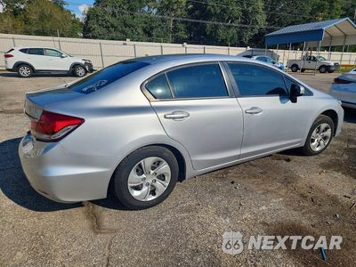 Trzecie zdjęcie samochodu z tyłu: 2015 HONDA CIVIC LX VIN:19XFB2F55FE270067 - miniatura
