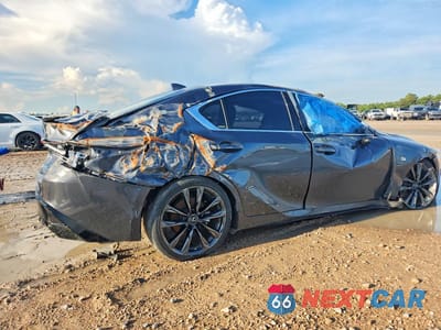 Trzecie zdjęcie samochodu z tyłu: 2021 LEXUS IS 350 F SPORT VIN:JTHGZ1B26M5040521 - miniatura