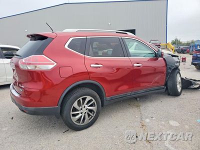 Trzecie zdjęcie samochodu z tyłu: 2014 NISSAN ROGUE SL VIN:5N1AT2MV6EC768161 - miniatura
