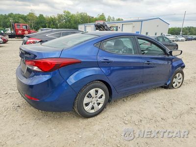 Trzecie zdjęcie samochodu z tyłu: 2016 HYUNDAI ELANTRA SE VIN:5NPDH4AEXGH785331 - miniatura