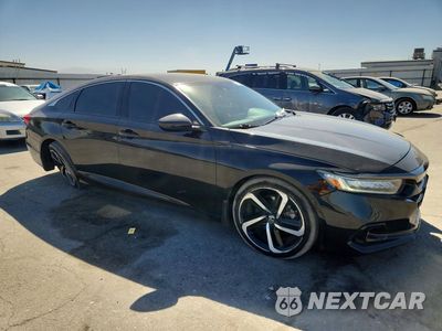 Czwarte zdjęcie samochodu z boku: 2022 HONDA ACCORD SPORT VIN:1HGCV1F39NA091892 - miniatura
