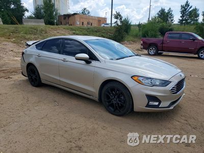 Czwarte zdjęcie samochodu z boku: 2019 FORD FUSION SE VIN:3FA6P0HD6KR247044 - miniatura