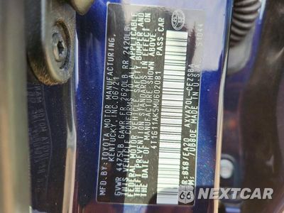 Zdjęcie 12 z 12 samochodu: 2021 TOYOTA CAMRY SE VIN:4T1G11AK5MU602081 - miniatura