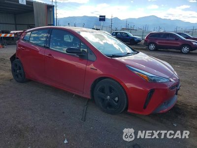 Czwarte zdjęcie samochodu z boku: 2021 TOYOTA PRIUS 2020 EDITION VIN:JTDKAMFU0M3129271 - miniatura