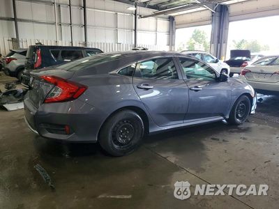 Trzecie zdjęcie samochodu z tyłu: 2019 HONDA CIVIC LX VIN:2HGFC2F63KH570101 - miniatura