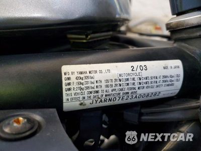 Zdjęcie 9 z 9 samochodu: 2003 YAMAHA FZS10 VIN:JYARN07E23A008282 - miniatura