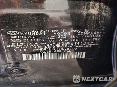 Zdjęcie 12 z 12 samochodu: 2020 HYUNDAI ELANTRA VALUE EDITION VIN:KMHD84LF8LU078410 - miniatura