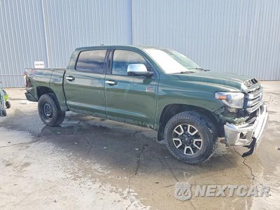 Czwarte zdjęcie samochodu z boku: 2021 TOYOTA TUNDRA 1794 EDITION VIN:5TFAY5F10MX007800 - miniatura