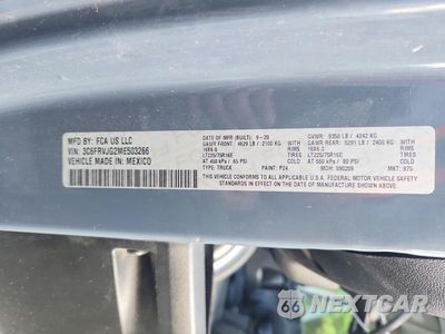 Zdjęcie 13 z 13 samochodu: 2021 RAM PROMASTER 3500 DELIVERY VAN VIN:3C6FRVJG2ME503266 - miniatura