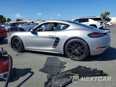 Drugie zdjęcie samochodu z przodu: 2019 PORSCHE CAYMAN BASE VIN:WP0AA2A88KS260171 - miniatura