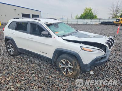 Czwarte zdjęcie samochodu z boku: 2016 JEEP CHEROKEE TRAILHAWK VIN:1C4PJMBS4GW128623 - miniatura