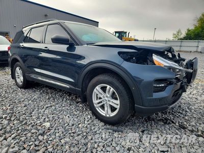 Czwarte zdjęcie samochodu z boku: 2022 FORD EXPLORER XLT VIN:1FMSK8DH1NGC17908 - miniatura