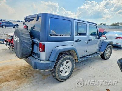 Trzecie zdjęcie samochodu z tyłu: 2017 JEEP WRANGLER UNLIMITED SPORT VIN:1C4HJWDG2HL674137 - miniatura