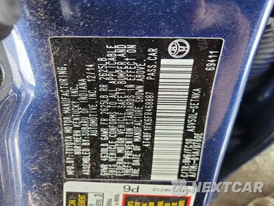 Zdjęcie 12 z 12 samochodu: 2015 TOYOTA CAMRY LE VIN:4T4BF1FK6FR468887 - miniatura