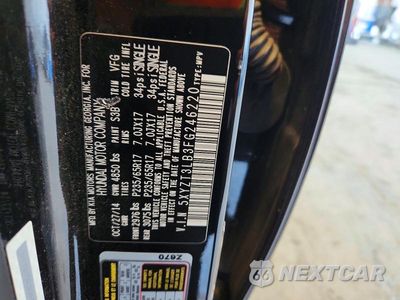 Zdjęcie 12 z 12 samochodu: 2015 HYUNDAI SANTA FE SPORT 2.4L VIN:5XYZT3LB3FG246220 - miniatura