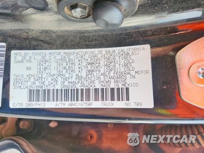 Zdjęcie 12 z 12 samochodu: 2008 TOYOTA TACOMA V6 VIN:3TMLU42N18M015715 - miniatura