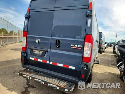 Trzecie zdjęcie samochodu z tyłu: 2021 RAM PROMASTER 3500 DELIVERY VAN VIN:3C6MRVJG5ME536141 - miniatura