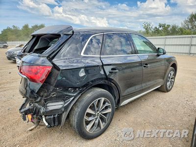 Trzecie zdjęcie samochodu z tyłu: 2021 AUDI Q5 PREMIUM PLUS VIN:WA1BAAFY1M2034493 - miniatura