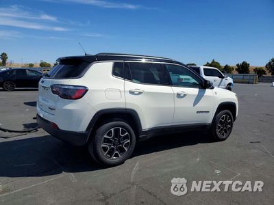 Trzecie zdjęcie samochodu z tyłu: 2021 JEEP COMPASS TRAILHAWK VIN:3C4NJDDB6MT511873 - miniatura