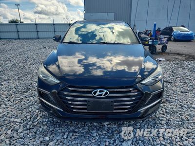 Piąte zdjęcie samochodu w środku: 2018 HYUNDAI ELANTRA SPORT VIN:KMHD04LBXJU508133 - miniatura