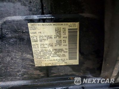 Zdjęcie 13 z 13 samochodu: 2022 NISSAN FRONTIER SV VIN:1N6ED1EJ2NN669623 - miniatura