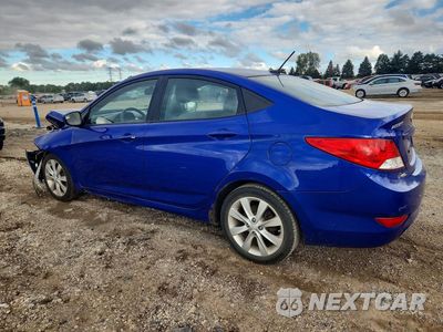 Drugie zdjęcie samochodu z przodu: 2014 HYUNDAI ACCENT GLS VIN:KMHCU4AE1EU596668 - miniatura
