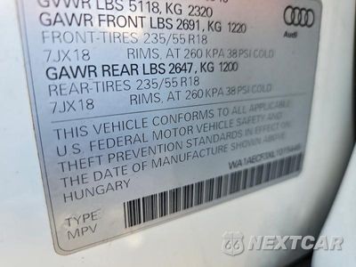 Zdjęcie 13 z 13 samochodu: 2020 AUDI Q3 PREMIUM VIN:WA1AECF3XL1015445 - miniatura