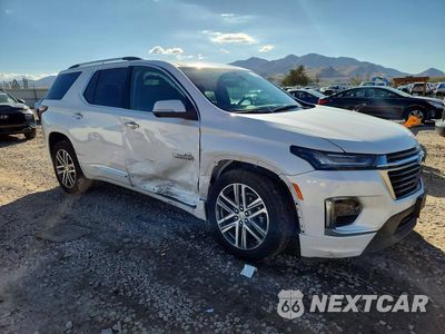 Czwarte zdjęcie samochodu z boku: 2023 CHEVROLET TRAVERSE HIGH COUNTRY VIN:1GNEVNKW6PJ297034 - miniatura