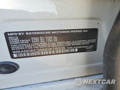Zdjęcie 12 z 12 samochodu: 2016 BMW ALPINA B6 VIN:WBA6D6C50GGK18205 - miniatura
