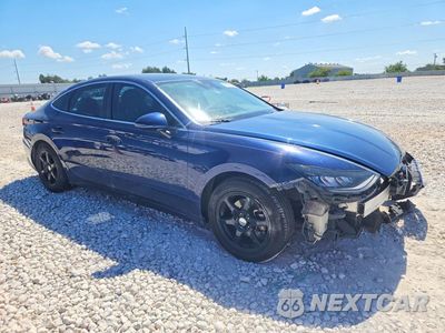 Czwarte zdjęcie samochodu z boku: 2021 HYUNDAI SONATA SEL VIN:5NPEL4JA2MH071169 - miniatura