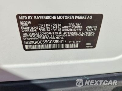 Zdjęcie 13 z 13 samochodu: 2016 BMW X5 XDRIVE35I VIN:5UXKR0C55G0S89617 - miniatura