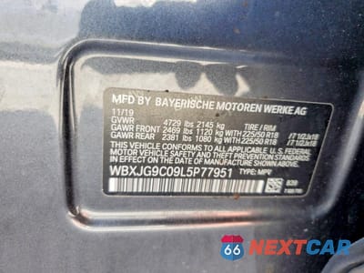 Zdjęcie 13 z 13 samochodu: 2020 BMW X1 XDRIVE28I VIN:WBXJG9C09L5P77951 - miniatura