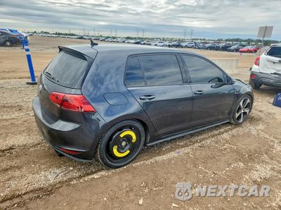 Trzecie zdjęcie samochodu z tyłu: 2016 VOLKSWAGEN GTI S/SE VIN:3VW4T7AU8GM043279 - miniatura