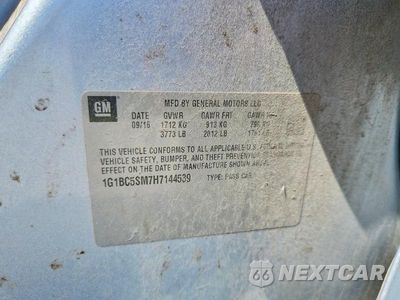 Zdjęcie 13 z 13 samochodu: 2017 CHEVROLET CRUZE LS VIN:1G1BC5SM7H7144539 - miniatura