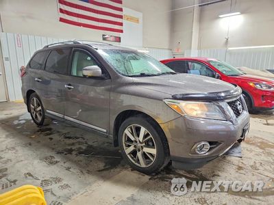 Czwarte zdjęcie samochodu z boku: 2014 NISSAN PATHFINDER S VIN:5N1AR2MM0EC696122 - miniatura
