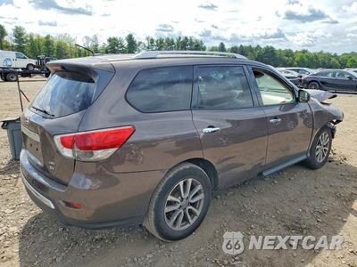 Trzecie zdjęcie samochodu z tyłu: 2015 NISSAN PATHFINDER SV VIN:5N1AR2MM8FC624828 - miniatura