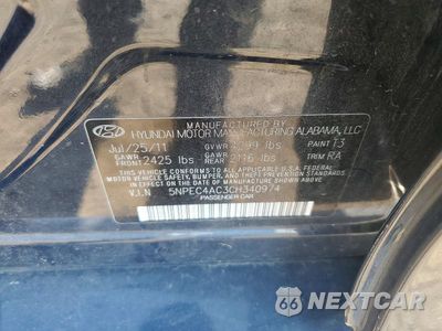 Zdjęcie 12 z 12 samochodu: 2012 HYUNDAI SONATA LIMITED VIN:5NPEC4AC3CH340974 - miniatura