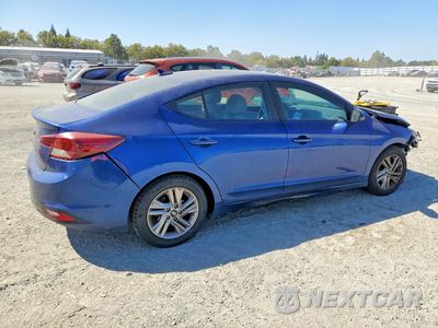 Trzecie zdjęcie samochodu z tyłu: 2019 HYUNDAI ELANTRA SEL VIN:5NPD84LF3KH448613 - miniatura