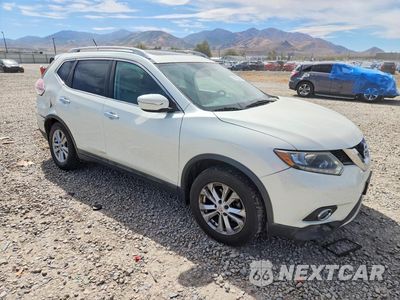 Czwarte zdjęcie samochodu z boku: 2015 NISSAN ROGUE SV VIN:5N1AT2MV9FC800389 - miniatura