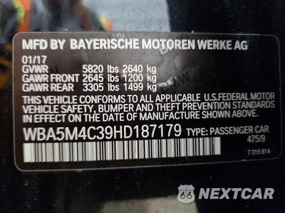 Zdjęcie 12 z 12 samochodu: 2017 BMW 535 XIGT VIN:WBA5M4C39HD187179 - miniatura