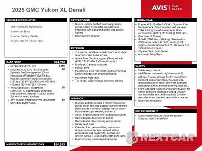 Zdjęcie 13 z 14 samochodu: 2025 GMC YUKON XL DENALI VIN:1GKS2JRL7SR346684 - miniatura
