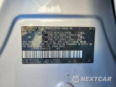 Zdjęcie 13 z 13 samochodu: 2013 TOYOTA RAV4 LIMITED VIN:2T3YFREV9DW064307 - miniatura