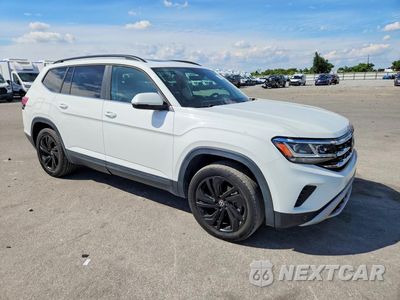 Czwarte zdjęcie samochodu z boku: 2022 VOLKSWAGEN ATLAS SE VIN:1V2JP2CA3NC502652 - miniatura
